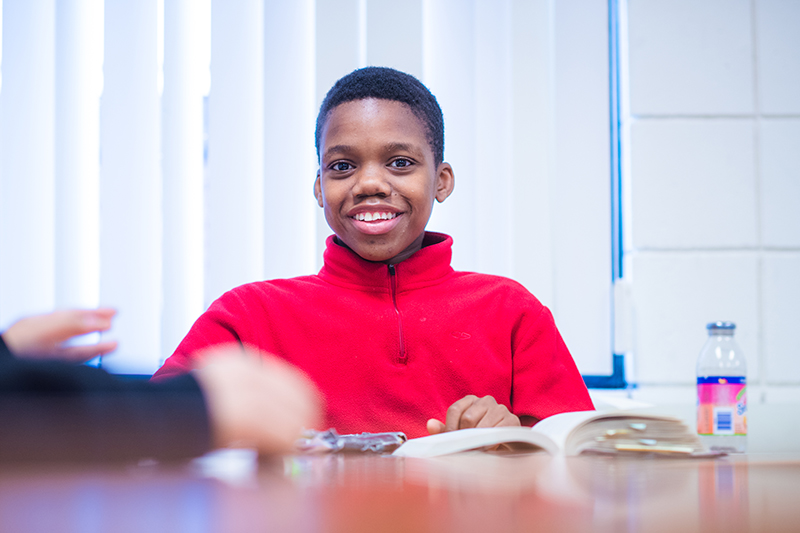 Photo of a smiling boy